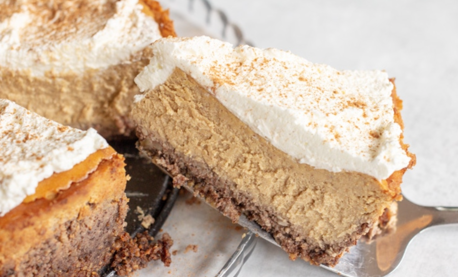 Easy Low Carb Pumpkin Cheesecake 