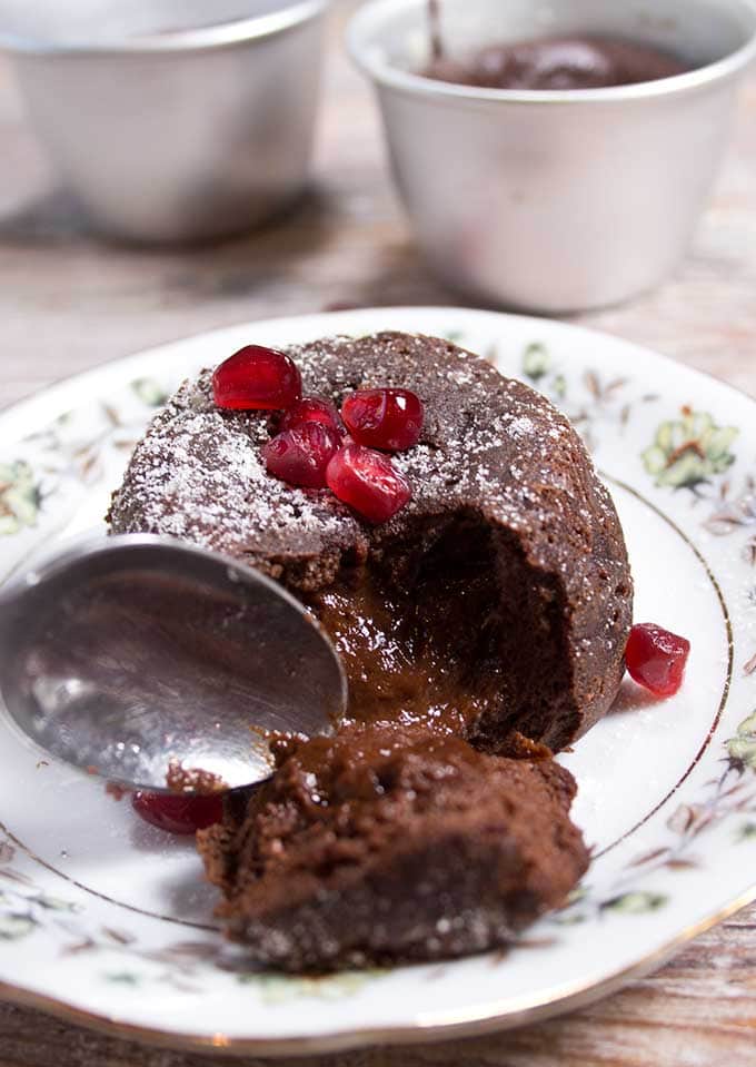 keto chocolate lava cake