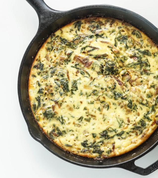 Keto Frittata With Bacon and Ricotta