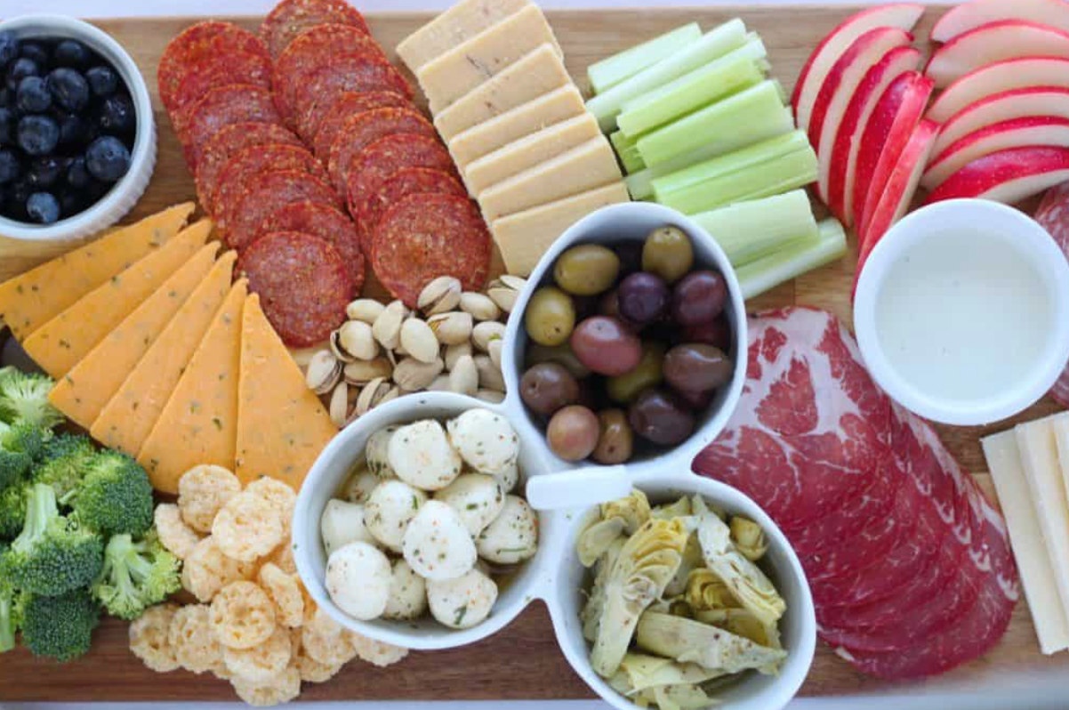 Low Carb Keto Charcuterie Board