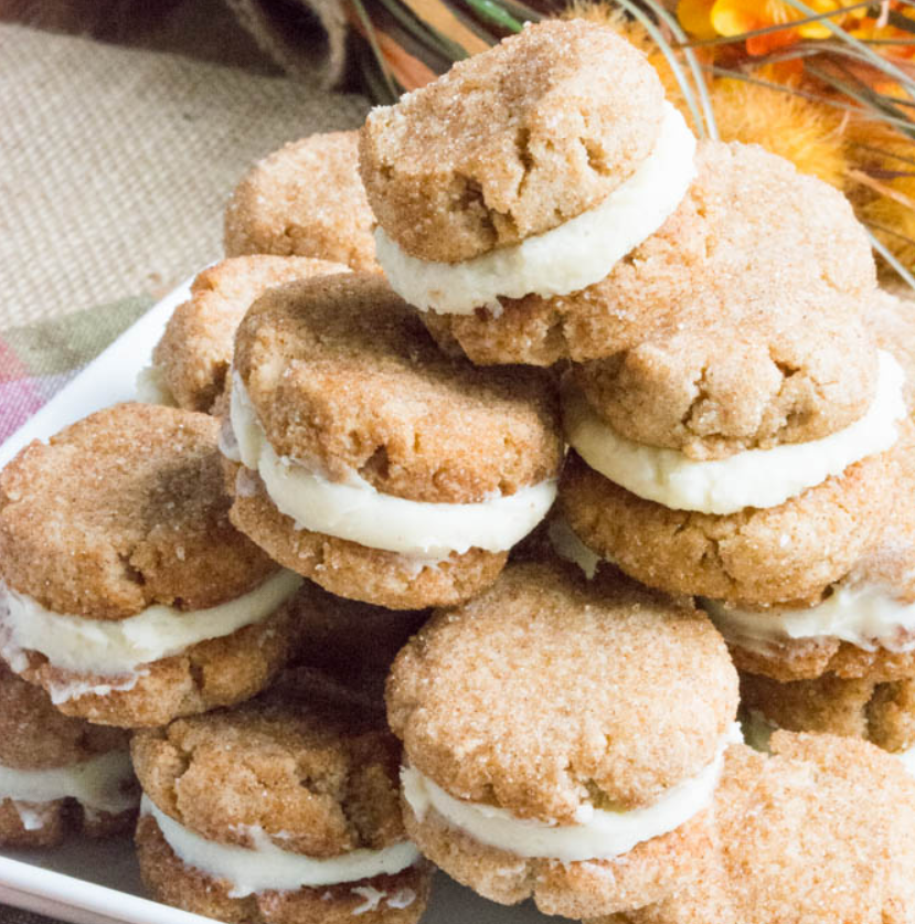 Keto Snickerdoodle Cream Cookies