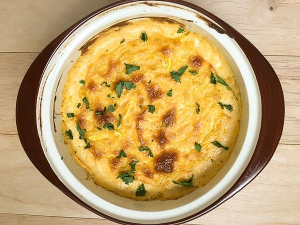 Baked Yellow Squash Noodles