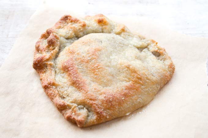 crafted keto hot pocket before baking