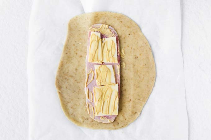 filled keto hot pocket