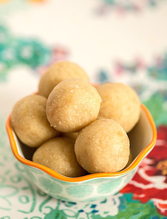served keto gingerbread fat bombs