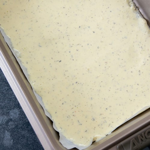 first step in prepareing the cheese dough noodles in keto lasagna
