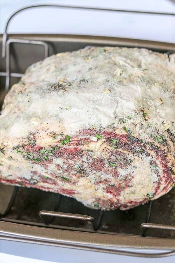keto primer rib roast salted before serving