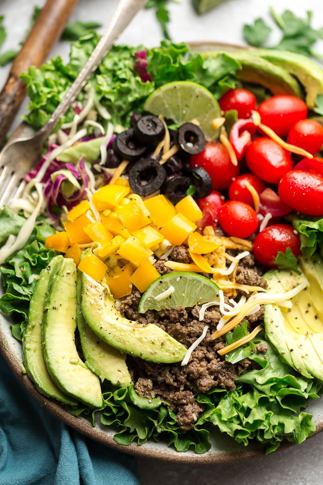 keto taco salad