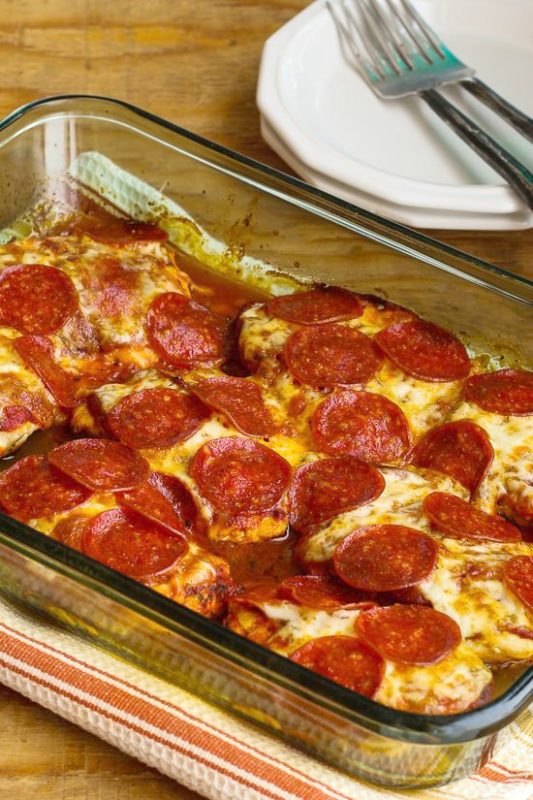 pepperoni pizza chicken