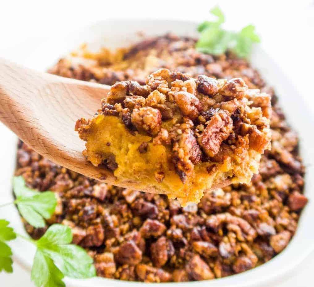 low carb sweet potato caserole