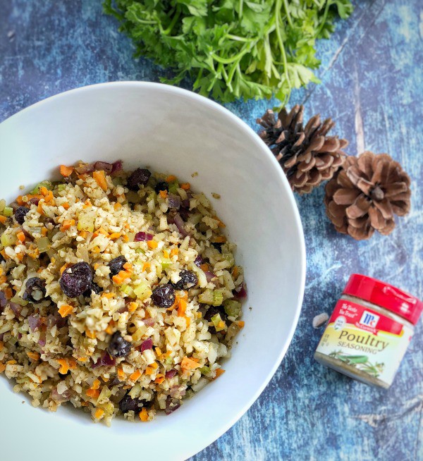  Riced Cauliflower Stuffing